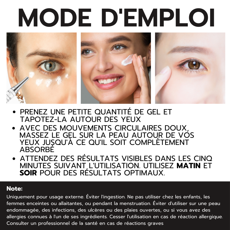 WE.Beauti™  Gel Éveil des Yeux à la Niacinamide