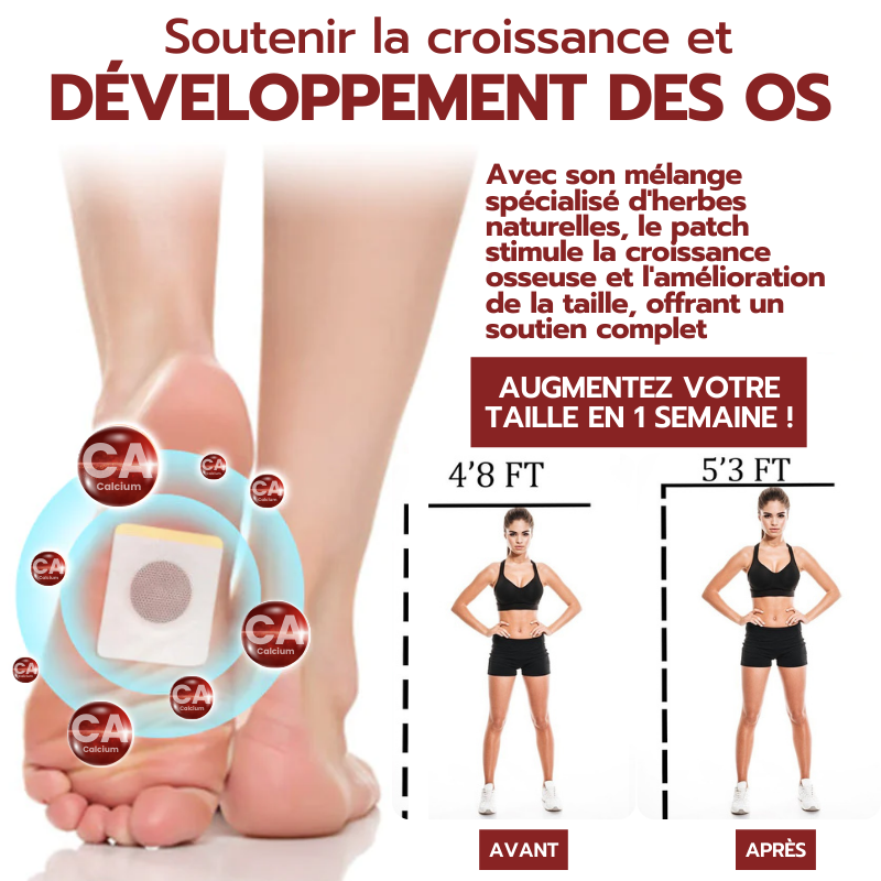 GrowTallix™️  Patch d'herbes pour l'augmentation de la taille