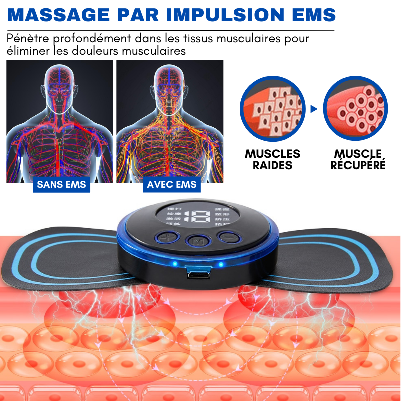 ZEN+ EMS Masseur Corporel Compact