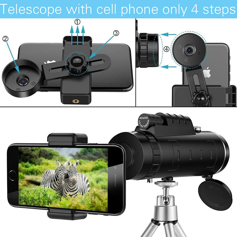 🔭StellarSight 500X : Télescope ultramobile avec vision nocturne